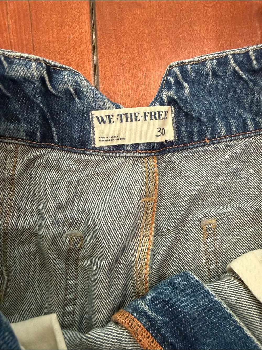 Free People denim barrel Shorts - Picture 5 of 7